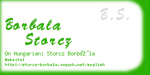 borbala storcz business card